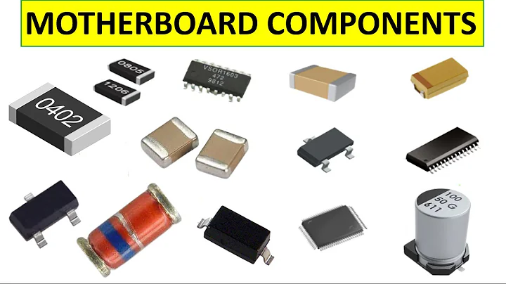 Laptop motherboard parts and components names