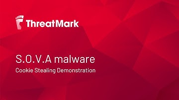 S.O.V.A. Malware Cookie Stealing Demonstration