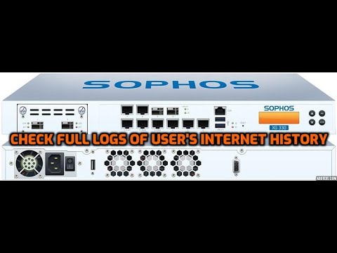 How to Check Network Logs & User's Events - Sophos Firewall Complete Training Series - DAY 17
