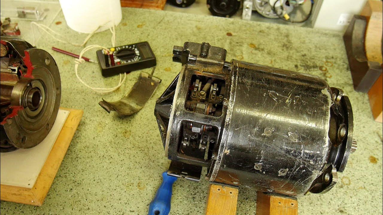 Construction of rotating armature Aircraft AC generator YouTube