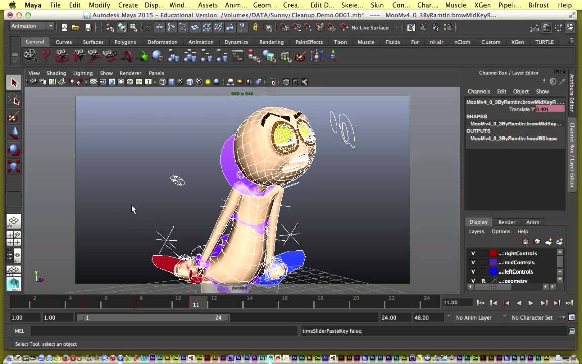 Maya Animation Cleanup YouTube