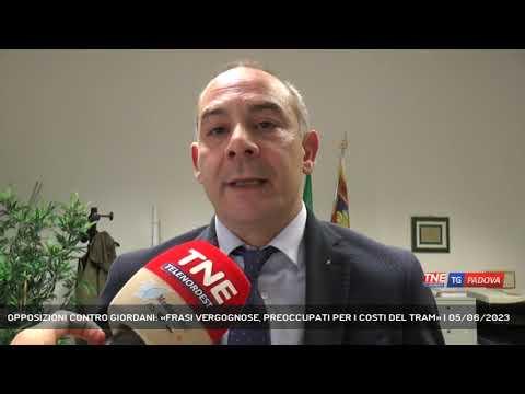 OPPOSIZIONI CONTRO GIORDANI: «FRASI VERGOGNOSE, PREOCCUPATI PER I COSTI DEL TRAM» | 05/06/2023