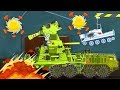 Tank at the factory. Monster Truck children. Cartoon about tanks in english. World of tanks.