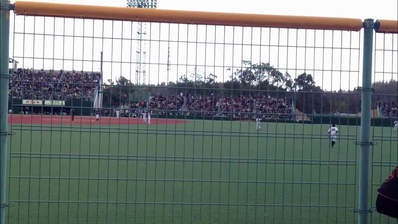 2014/03/10 伊勢市倉田山公園野球場 巨人ー阪神 新井 新井良打席 YouTube