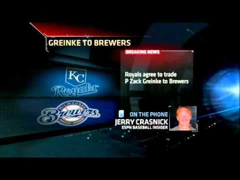 Brewers Trade For Zach Greinke