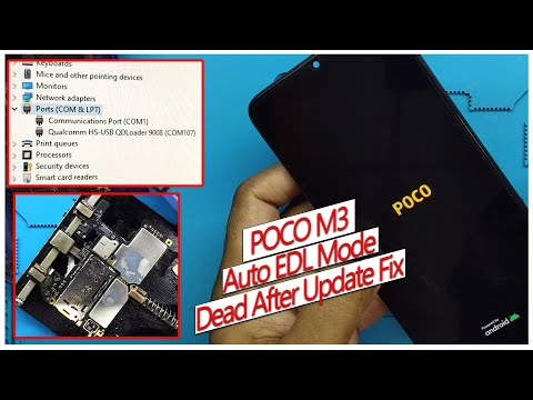 How To Fix POCO M3 Auto EDL | Poco M3 Dead Problem After Update @MRSOLUTION