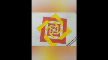 square in a square geometrical desing