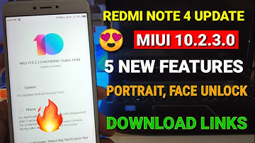 Miui 10.2.3.0 Stable Update for Redmi Note 4 | Back Portrait mode | 5 New features | Miui 10.2.3.0