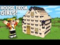 How to BUILD MODER GIRL GOUSE in Minecraft ! MODERN GIRL HOUSE !