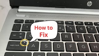 Fix - hp laptop caps lock blinking 3 times then 2