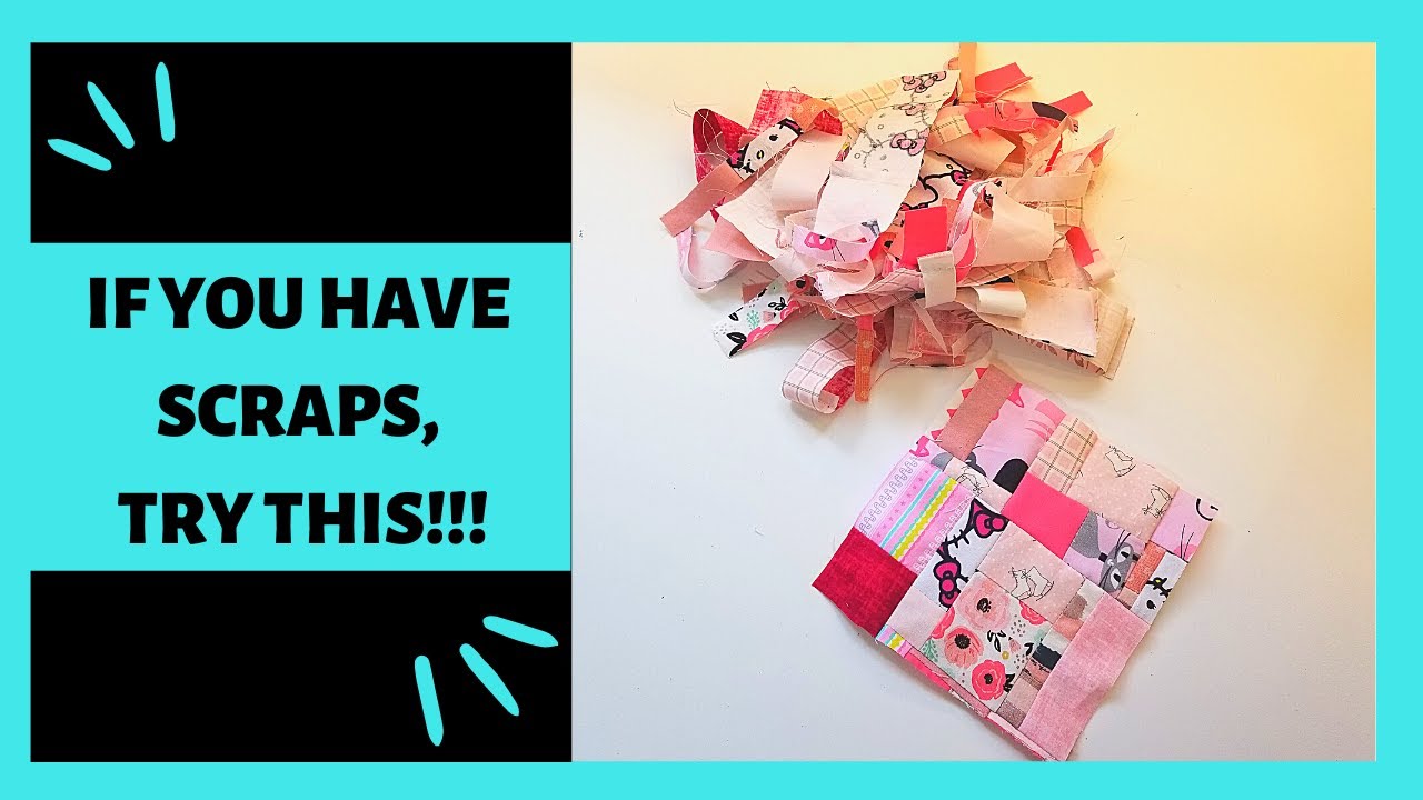 How to Sew a Crumb Quilt | Turn Scrap Fabric into a Quilt with Faodail Creation