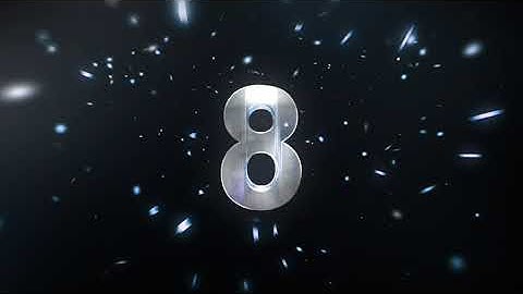 Countdown into template video No Copyright Free video NP Creative green screen