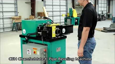 Pipe Beveling Machine - C5H ChamferMate® Pipe Beveling and Deburring Machine