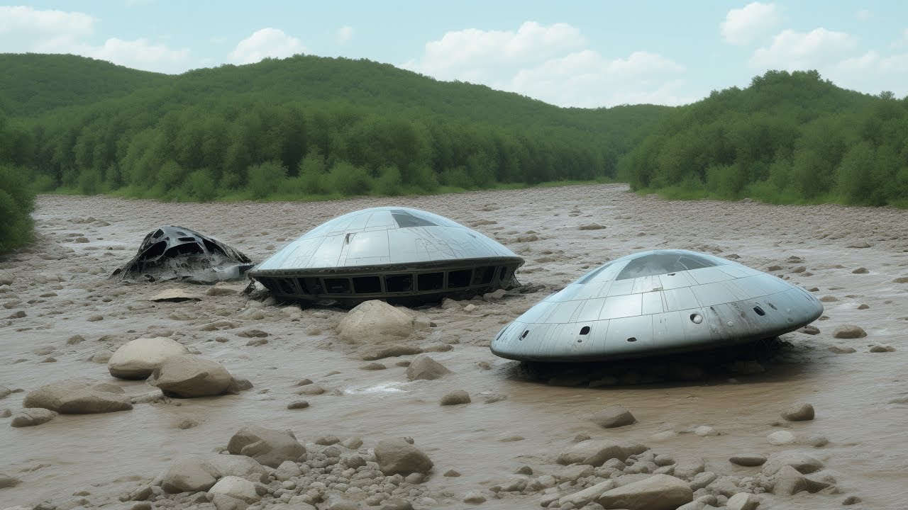 СРОЧНО! РЕКА ОБМЕЛЕЛА И УВИДЕЛИ НЛО - YouTube