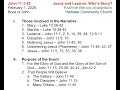 Pastor Bruce Anderson, "Jesus and Lazarus: Who's Story?" John 11:1-53