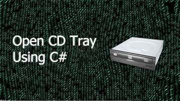 Open CD Tray Using C# [Tutorial]