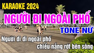 Người Đi Ngoài Phố Karaoke Nhạc Sống Tone Nữ Gia Huy Beat