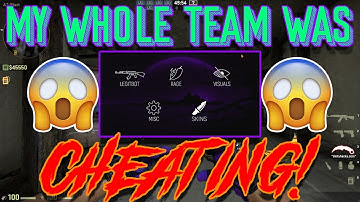 my whole entire team was cheating (legit hacking with paste) p.1