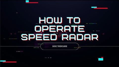 How To Operate Your Speed Radar!  LifeV Worlds FiveM