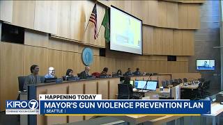 Seattle mayor announces gun violence prevention plan