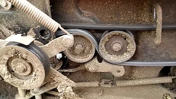 MTD Yard Machine garden tractor drive belt help video