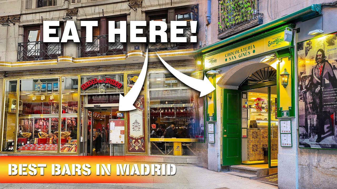 7 лучших мест, где можно поесть в Мадриде, Испания | Не пропустите традиционную мадридскую еду 4k