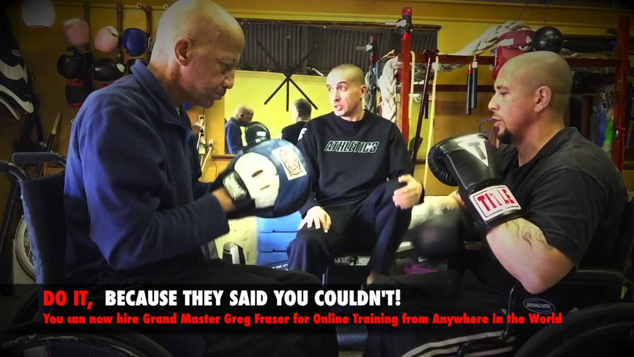 "From the Ground Up" Focus Mitt Training for Wheelchair Boxing and Adaptive Self Defense YouTube