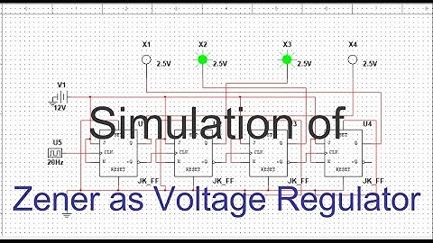 Simulation 2 - How to use Zener as Voltage Regulator