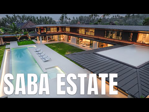 The Most Modern Luxury Villa of Bali with Breathtaking Beachfront View (House Tour) | SABA ESTATE
