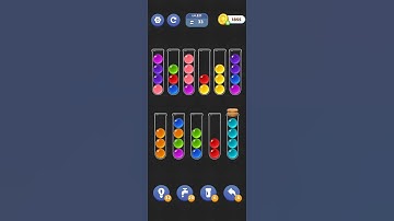 Ball colour sort puzzle level 221 #games #gaming #gameplay