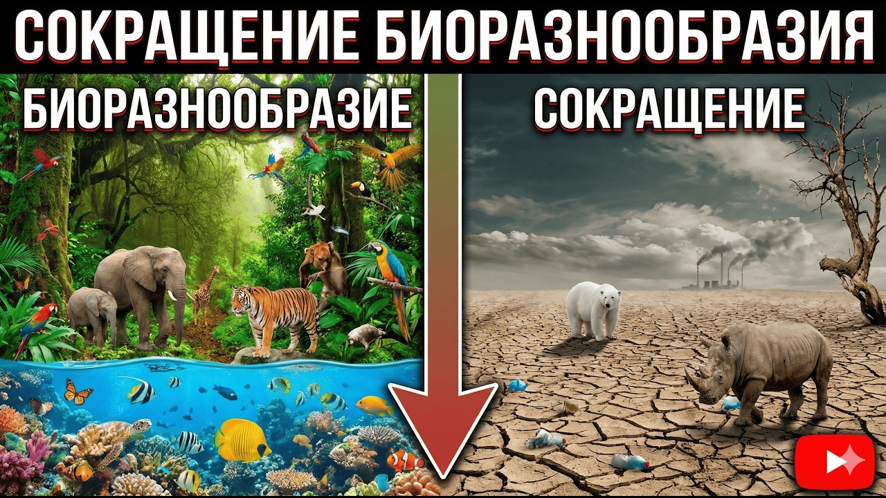Урок №4 Сокращение биоразнообразия — это одна из самых острых экологических проблем современности