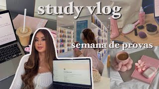 Study Vlog Semana De Provas Romantizando Os Estudos 