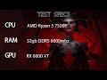 Diablo IV | Ryzen 5 7500F | RX 6600 XT | 1080p Low to RT Ultra + FSR Presets | 100% Render