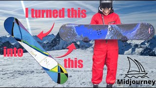 How to UPGRADE the graphics on your snowboard