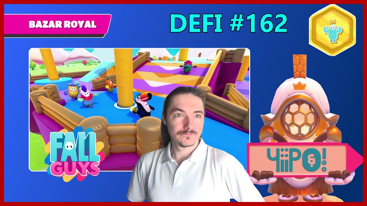 ** DEFI ** Fall Guys : Mon premier TOP 1 sur Bazar Royal de la saison 1 ! ( Royal Fumble )