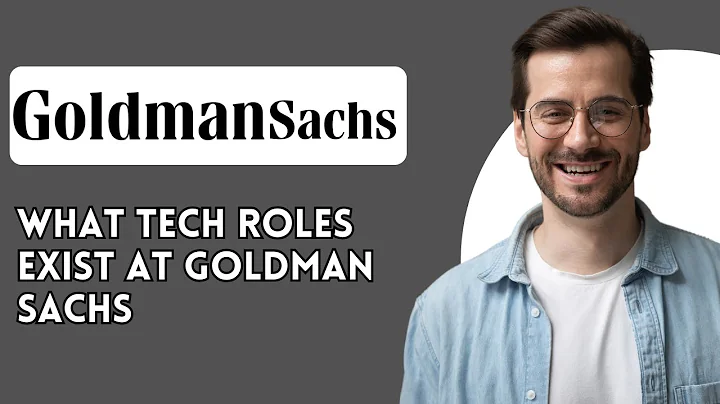 What Tech Roles Exist at Goldman Sachs