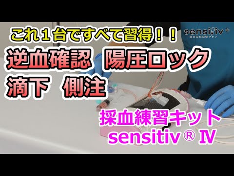 8-8440-31 採血静注練習キット sensitiv®IV 本体 KCC-B19-00 【AXEL