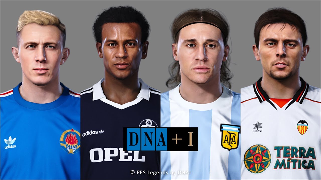 PES 2018 /19 and PES 2020 /21 LEGENDS: April facepack preview