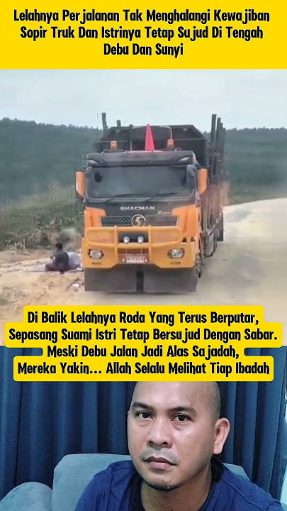 Momen Supir dan IstriLaksanakan Sholat di PinggirJalan #short #shorts #tranding #viralshorts #fyp