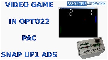 VIDEO GAME RUNNING IN AN OPTO22 PAC