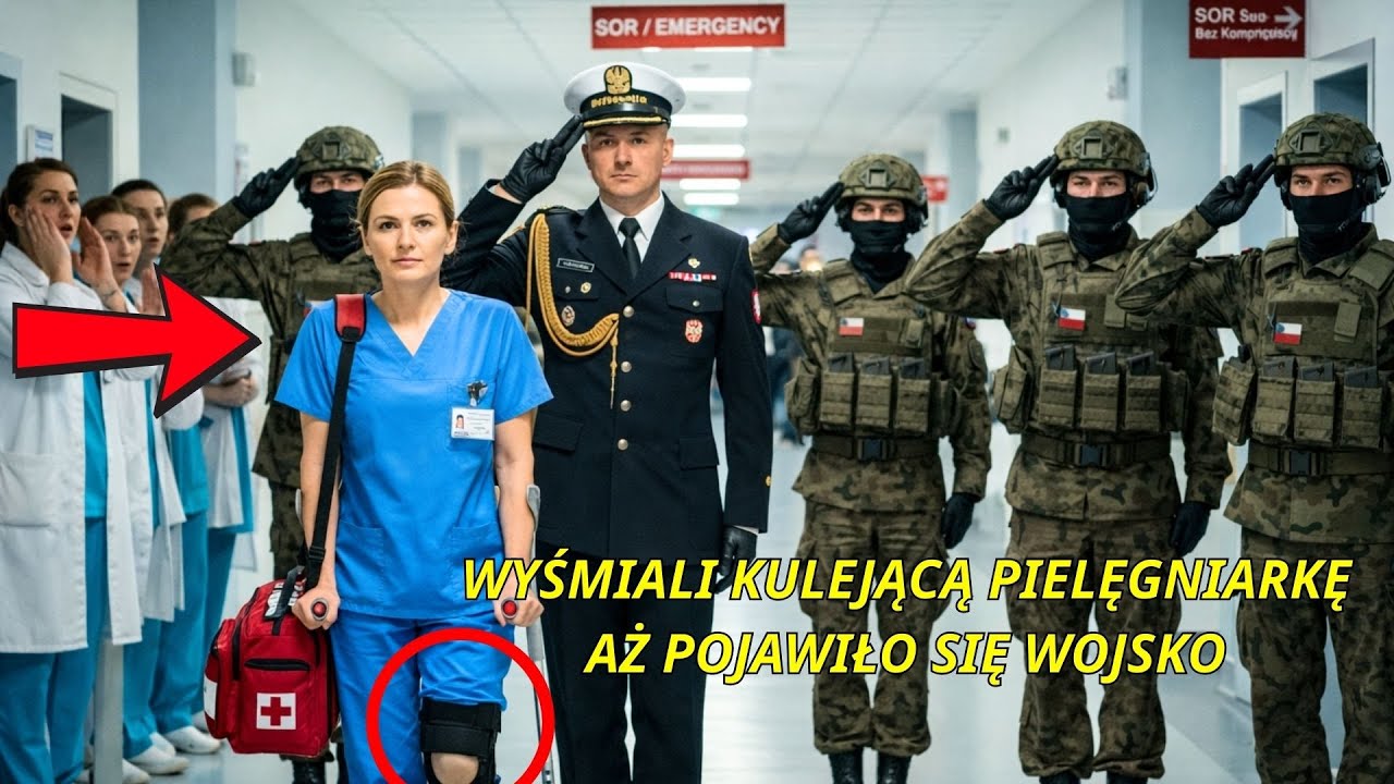 wyśmiali kulejącą pielęgniarkę — potem pojawiło się wojsko