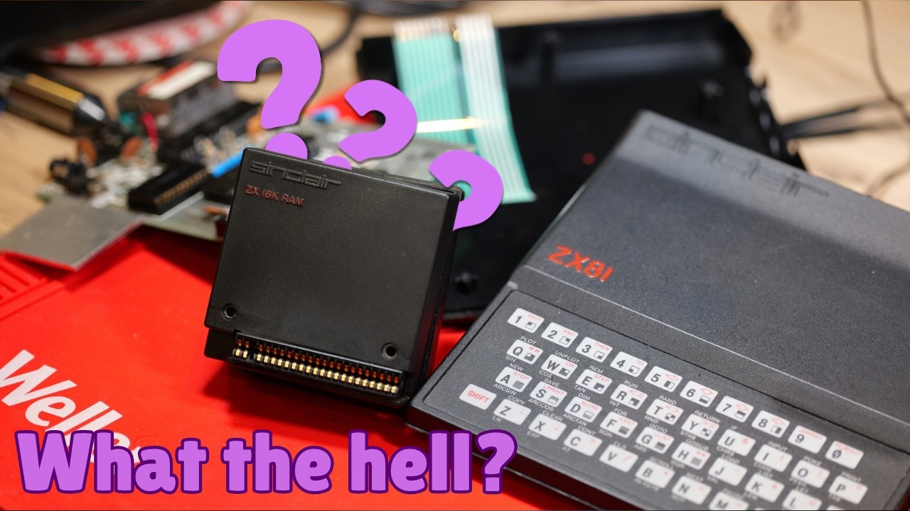 【ジャンク】EP-802 ２台 The ZX81 16K RAM Pack was Insane - YouTube