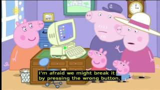 Peppa Pig (Series 3) - Grandpa Pig's Computer (With Subtitles)