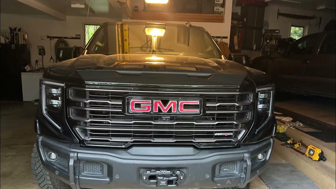 2023 GMC SIERRA AT4X WARN WINCH INSTALLATION YouTube