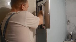 Механический люк невидимка,установка ч.2