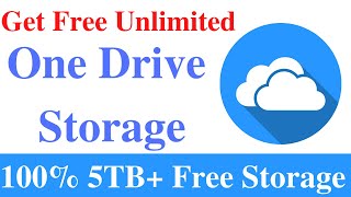 Get Unlimited OneDrive Storage For Free | OneDrive 5tb Storage Lifetime | 100% Working Cloud Storage