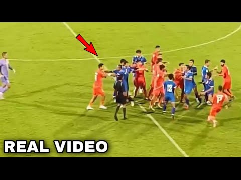 Huge Drama During India Vs nepal football match | Saff campionship | India vs nepal football match