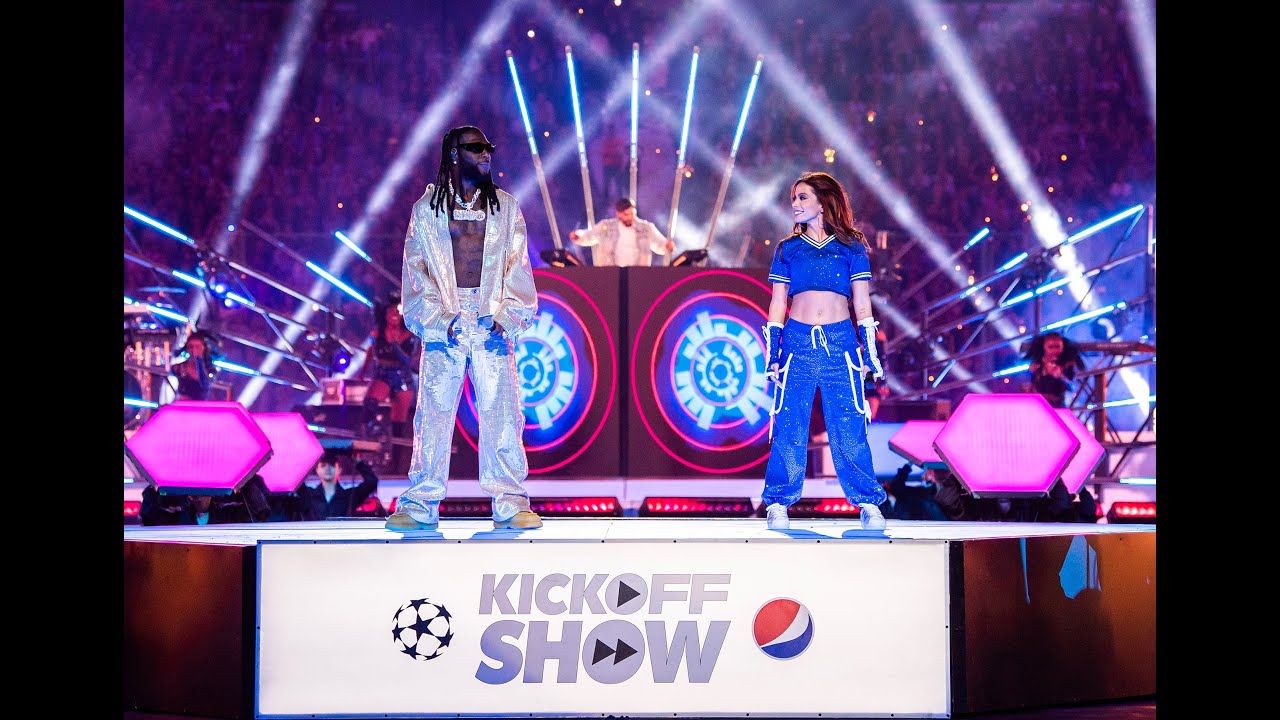⁣ANITTA x BURNA BOY with special guest Alesso: #UCL FINAL 2023 KICK OFF SHOW by PEPSI