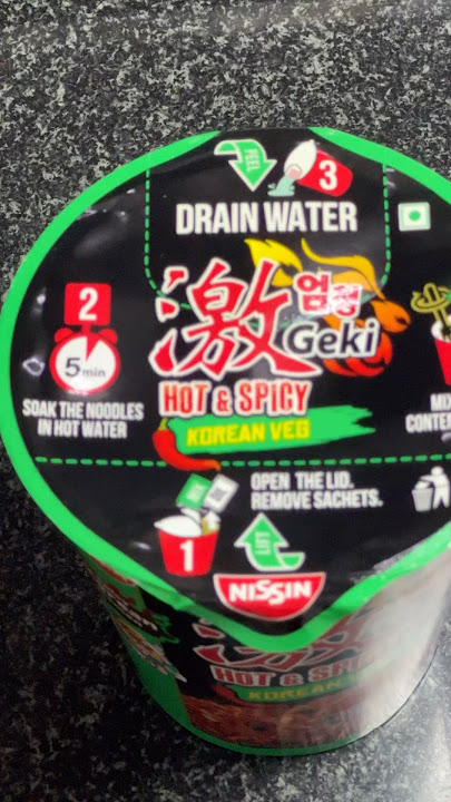 Hot & spicy Korean Cup Noodle #Food #Cupnoodles …
