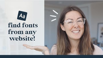 How to Find Fonts From Any Website or Logo | Web Design Tips